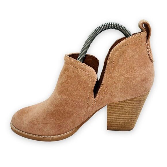 Jeffrey Campbell Rosalee Ankle Booties Blush Pink Suede Women's 6 - Picture 6 of 10